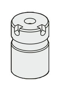 Clamping arm cylindrical holder