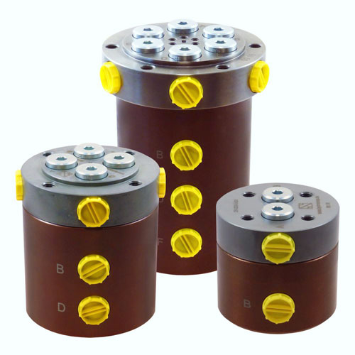 Rotary couplings, without leakage recirculation